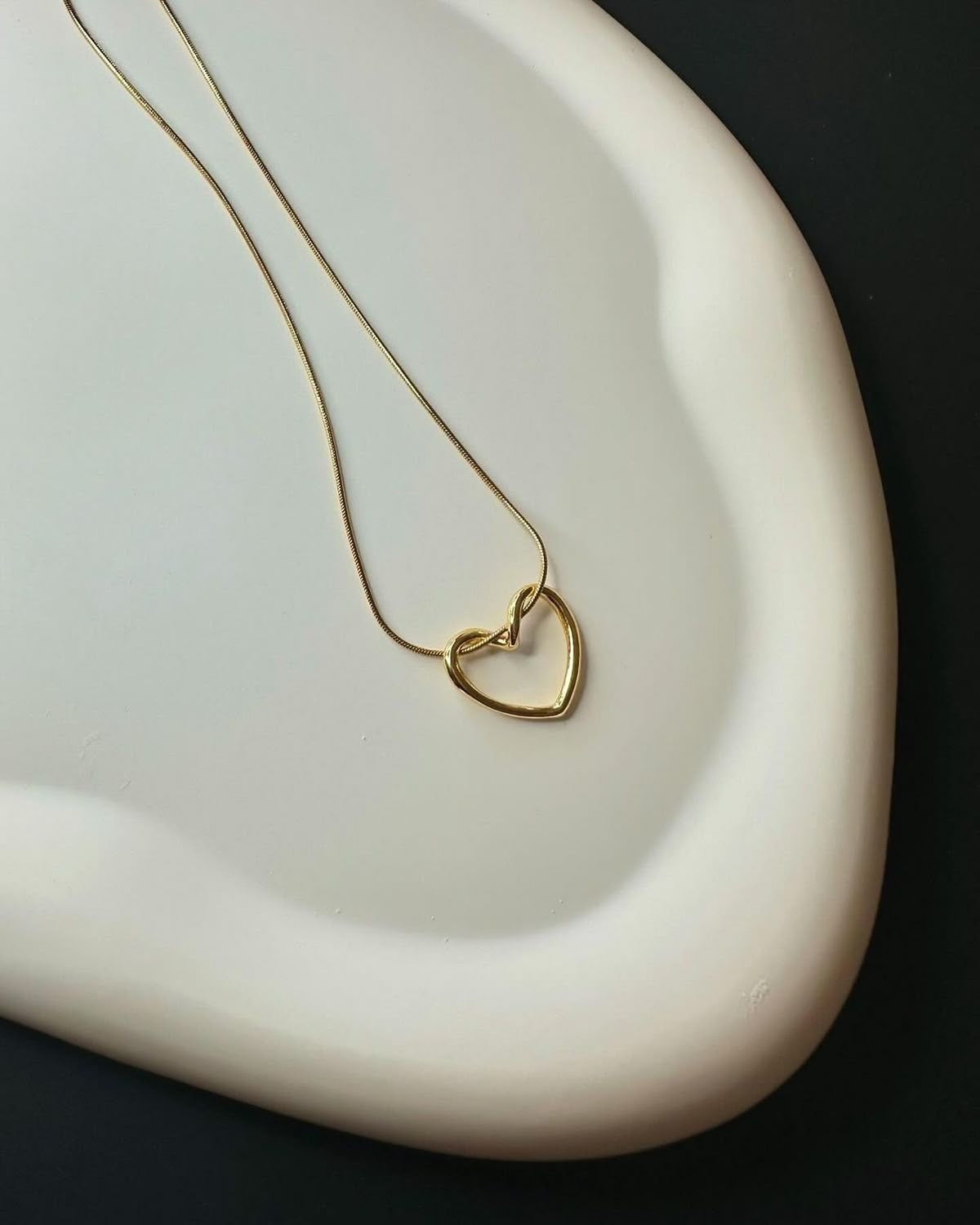Heart Shape Anti Tarnish Necklace